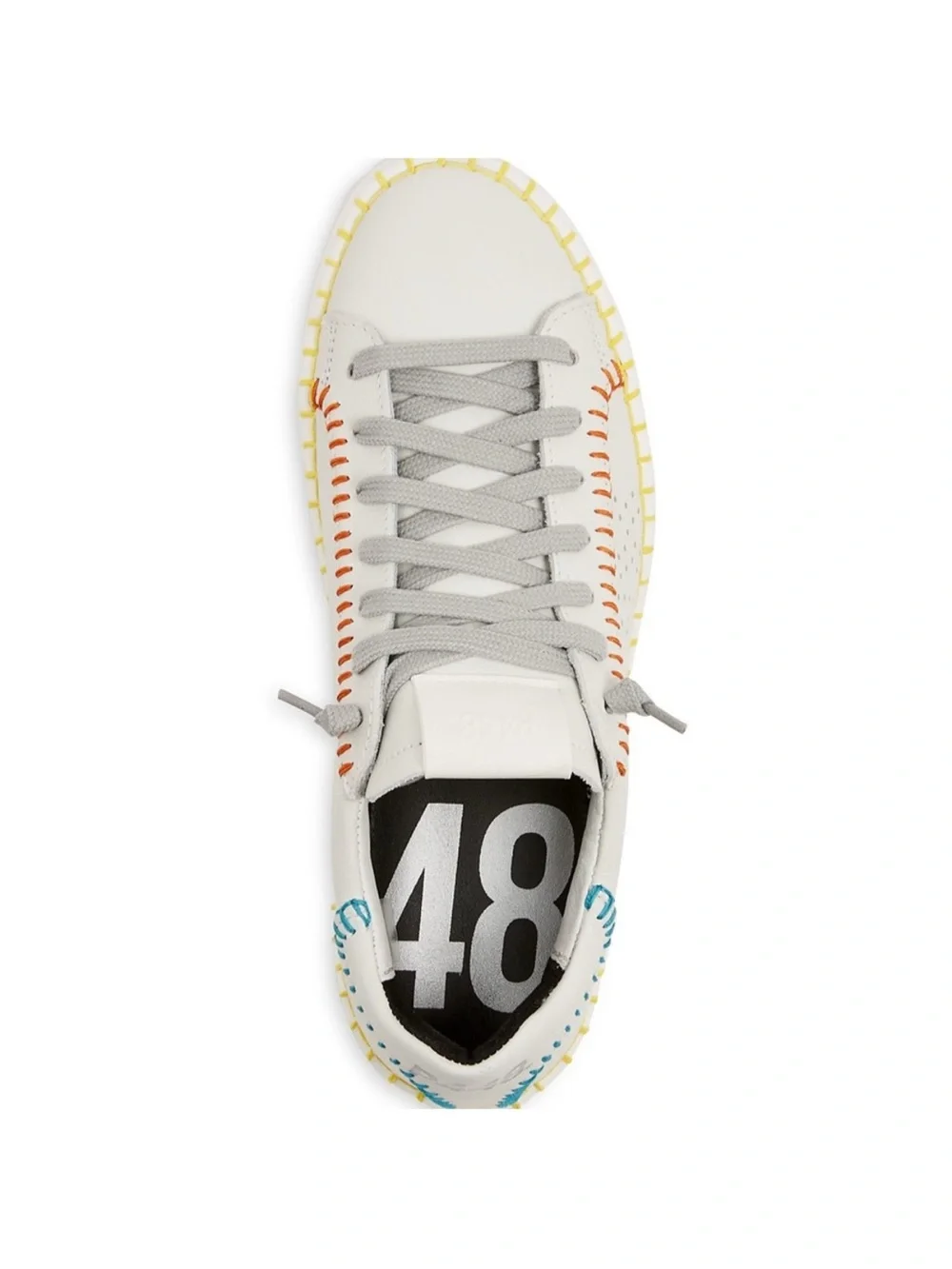 P448 Women's Thea Whip Stitch Low Top Platform Sneakers - 36 - Picture 4 of 13